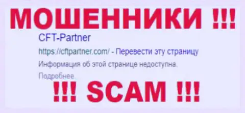 CFTPartner Com - МОШЕННИКИ !!! SCAM !!!