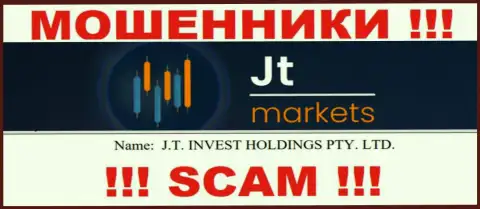 Вы не сумеете уберечь свои финансовые средства взаимодействуя с конторой JT Markets, даже если у них имеется юр лицо J.T. INVEST HOLDINGS PTY. LTD