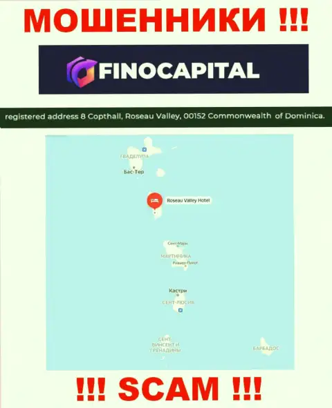 Фино Капитал это ВОРЫ, осели в оффшоре по адресу - 8 Copthall, Roseau Valley, 00152 Commonwealth of Dominica