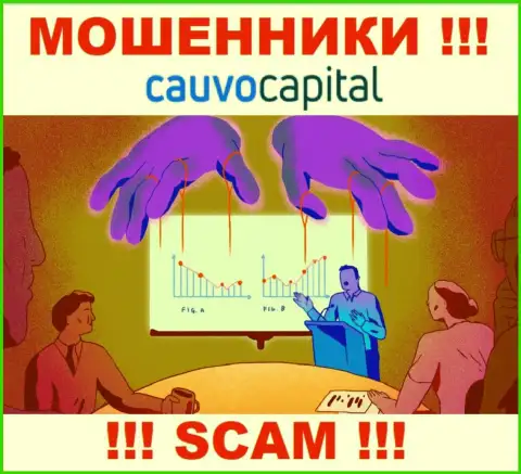 Слишком опасно соглашаться работать с интернет-мошенниками Cauvo Capital, украдут денежные вложения