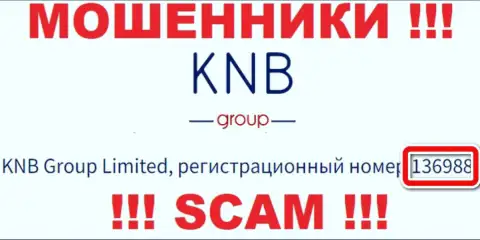 Наличие рег. номера у KNB Group Limited (136988) не делает эту контору порядочной