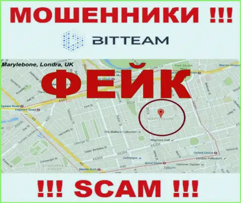 BitTeam - это стопроцентные мошенники, предоставили фейковую инфу о юрисдикции организации