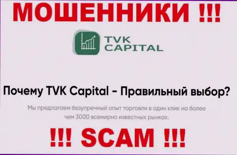 Брокер - это направление деятельности, в которой жульничают TVK Capital
