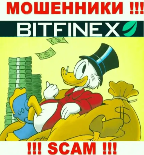 С организацией Bitfinex заработать не выйдет, заманят к себе в контору и ограбят подчистую