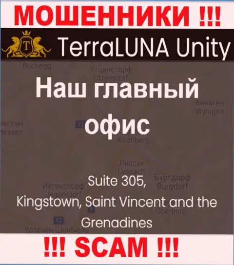 Совместно работать с конторой TerraLuna Unity не советуем - их оффшорный адрес - Suite 305, Kingstown, Saint Vincent and the Grenadines (информация позаимствована информационного портала)