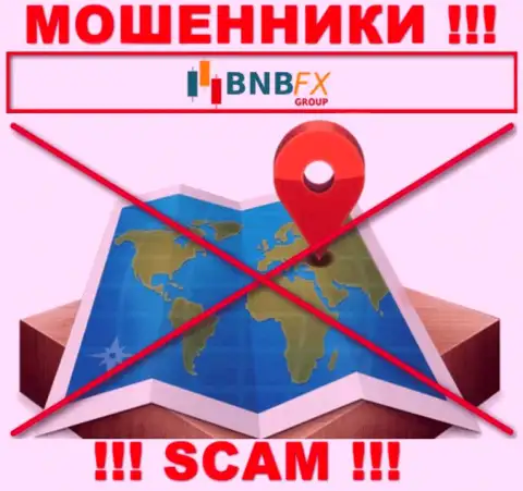 На веб-портале BNB-FX Com напрочь отсутствует информация относительно юрисдикции указанной компании
