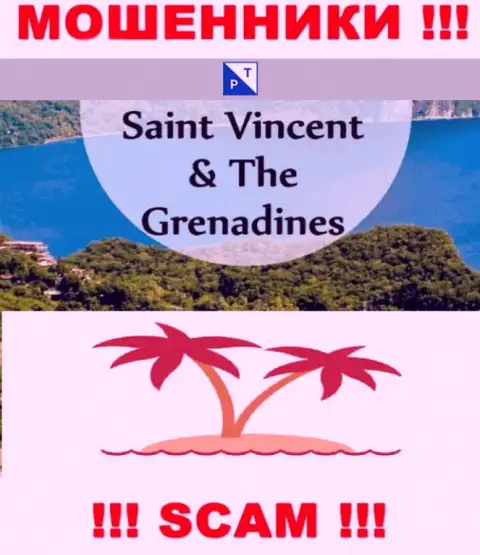 Оффшорные интернет-кидалы ПлазаТрейд прячутся тут - Saint Vincent and the Grenadines