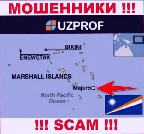 Пустили корни мошенники UzProf Com в офшоре  - Маджуро, Маршалловы острова, будьте осторожны !!!