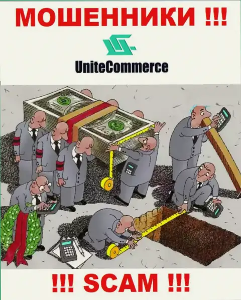Вы заблуждаетесь, если ожидаете доход от работы с брокерской конторой Unite Commerce - это МОШЕННИКИ !