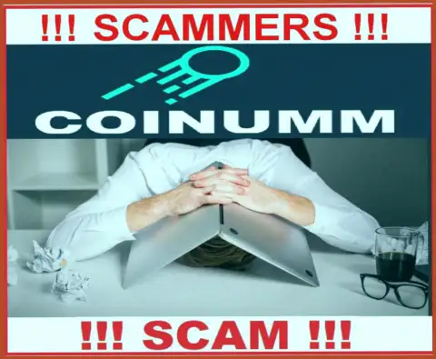 BE CAREFUL, Coinumm Com haven't regulator - definitely scammers