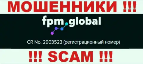 В глобальной сети internet орудуют лохотронщики FPM Global !!! Их номер регистрации: 2903523
