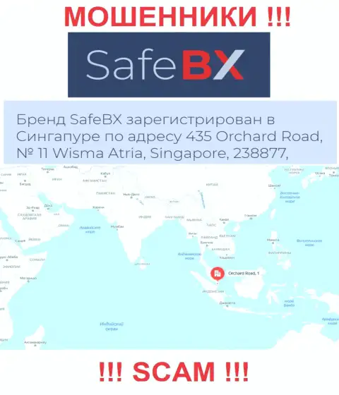 Не связывайтесь с конторой SafeBX Com - указанные воры отсиживаются в оффшорной зоне по адресу 435 Орчард-роуд, № 11 Висма Атриа, 238877 Сингапур