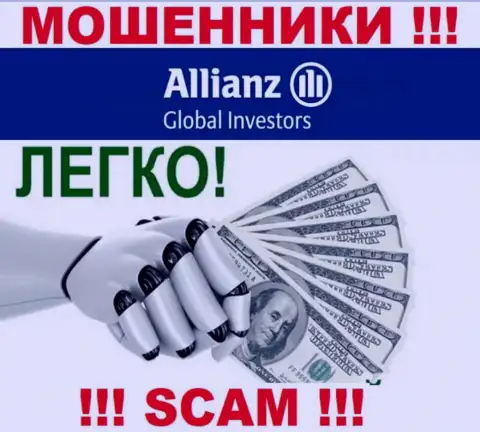 С компанией Allianz Global Investors не заработаете, затащат в свою контору и сольют подчистую