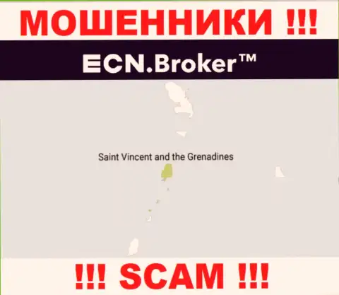 Базируясь в оффшоре, на территории St. Vincent and the Grenadines, ECN Broker не неся ответственности оставляют без средств своих клиентов