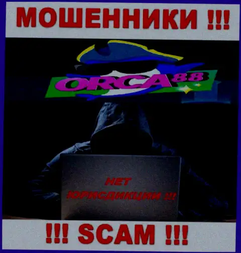 Мошенники Orca88 Com отвечать за собственные неправомерные действия не будут, потому что сведения о юрисдикции спрятана
