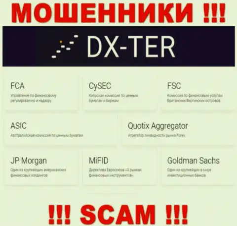 DX-Ter Com и курирующий их противоправные махинации орган (FCA), являются мошенниками