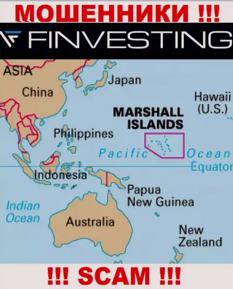 Marshall Islands это официальное место регистрации конторы Finvestings Com