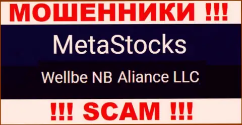 Юр. лицо интернет-обманщиков MetaStocks - это Веллбе НБ Альянс ЛЛК