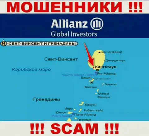 AllianzGlobal Investors безнаказанно оставляют без средств, так как зарегистрированы на территории - Кингстаун, Сент-Винсент и Гренадины